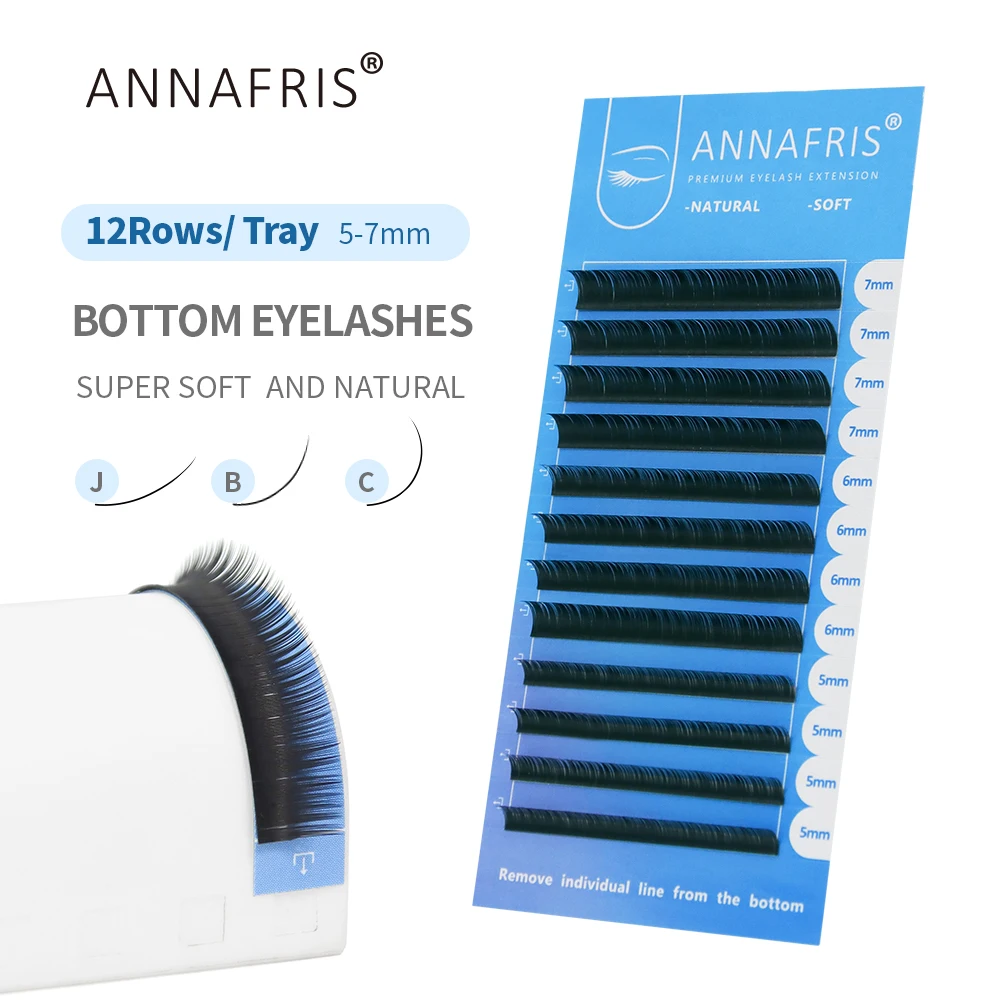 Individual Lash Tray - ANNAFRIS Lagere Wimpers 5-7mm Mix Individuele