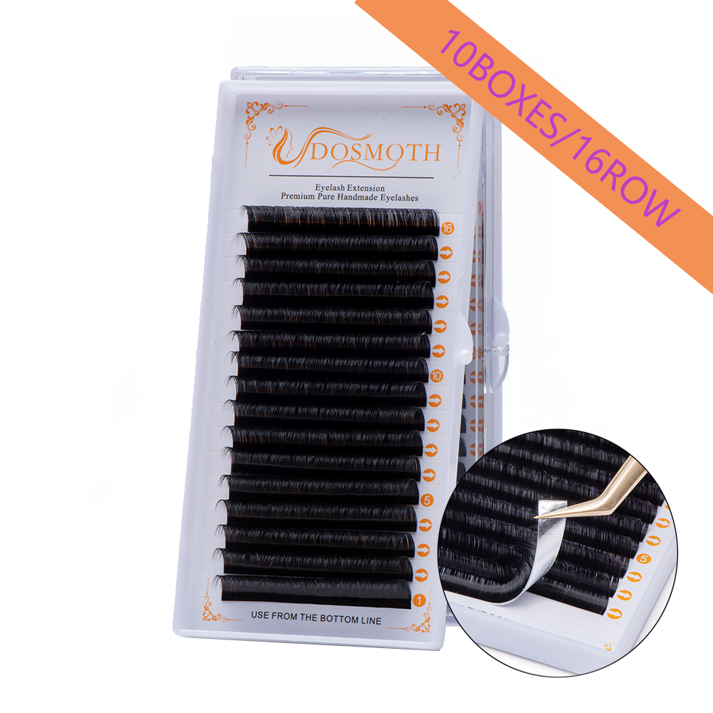 Individual Lash Tray - Dosmoth 10 Boxes 16 Rijen 7-16Mm