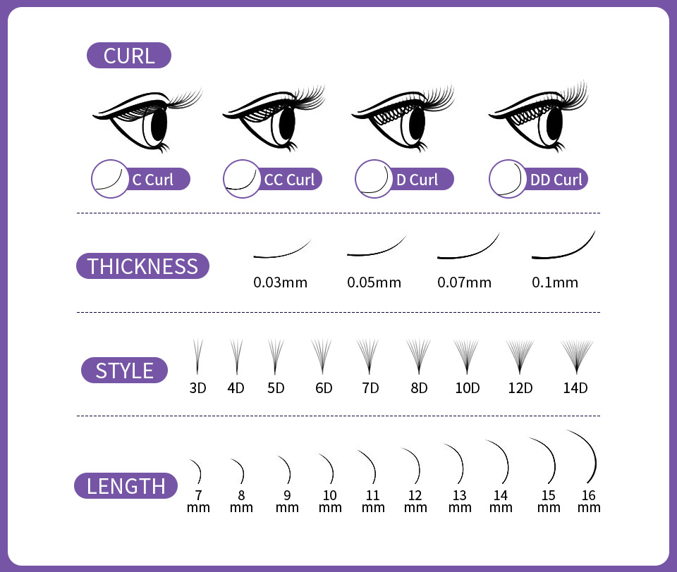 AGUUD Alle maten losse waaier  - Mega Volume Lash recensie en prijs
