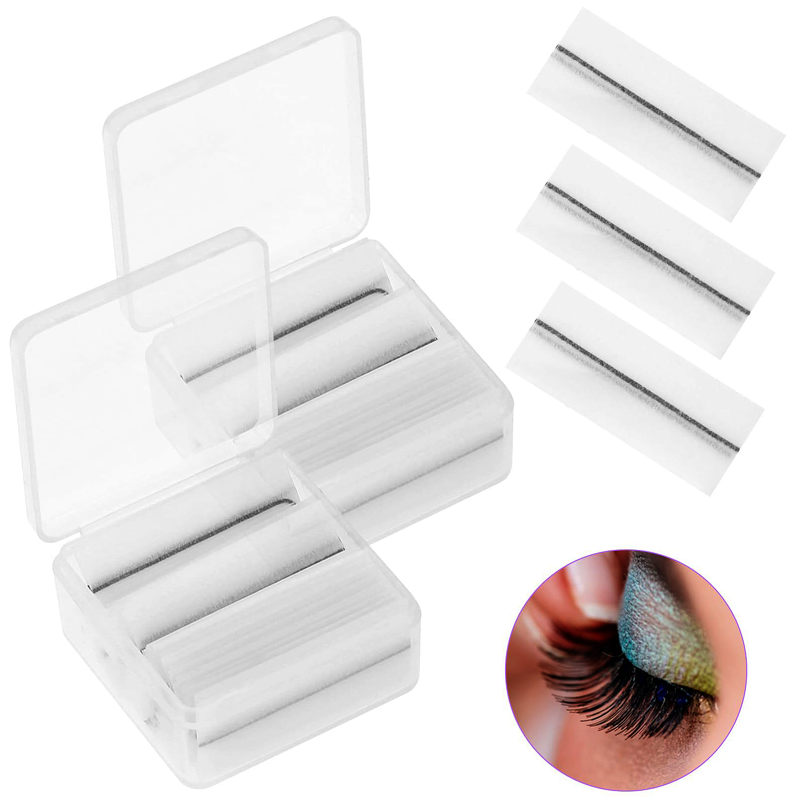 80 Stuks Wimper Plakstrips, Ze - Eyelash Extension Adhesive recensie en prijs
