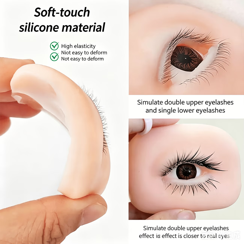 1/3 Lagen Wimpers Herbruikbare - Eyelash Extension Doll Eye recensie en prijs
