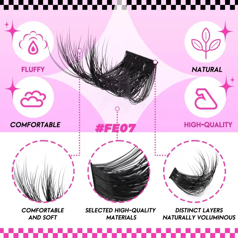 QIUNING Wimperclusters Kit Ind - Individual Lash Tray recensie en prijs