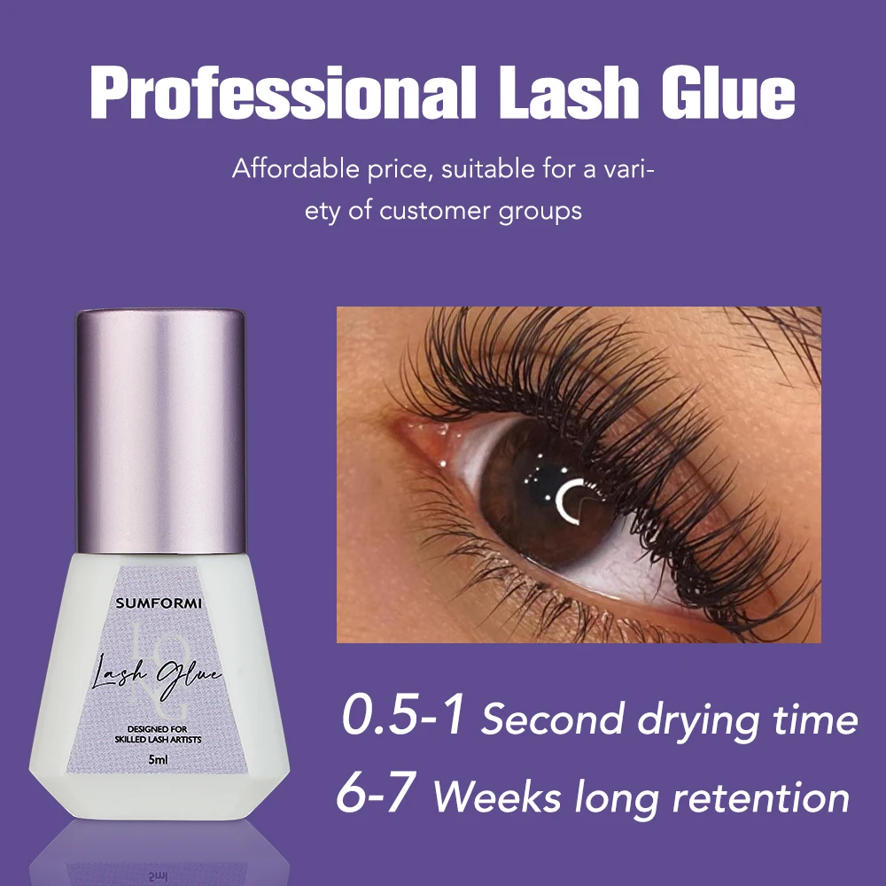 Dunne Zwarte Wimperlijm 0,5s W - Eyelash Extension Eye Irritation recensie en prijs