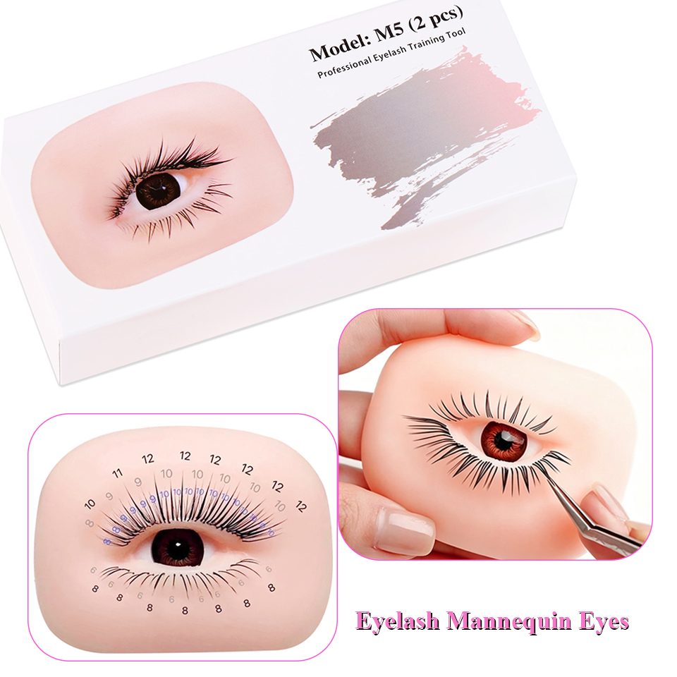 3-laags wimpers ogen model wim - Eyelash Extension Doll Eye recensie en prijs